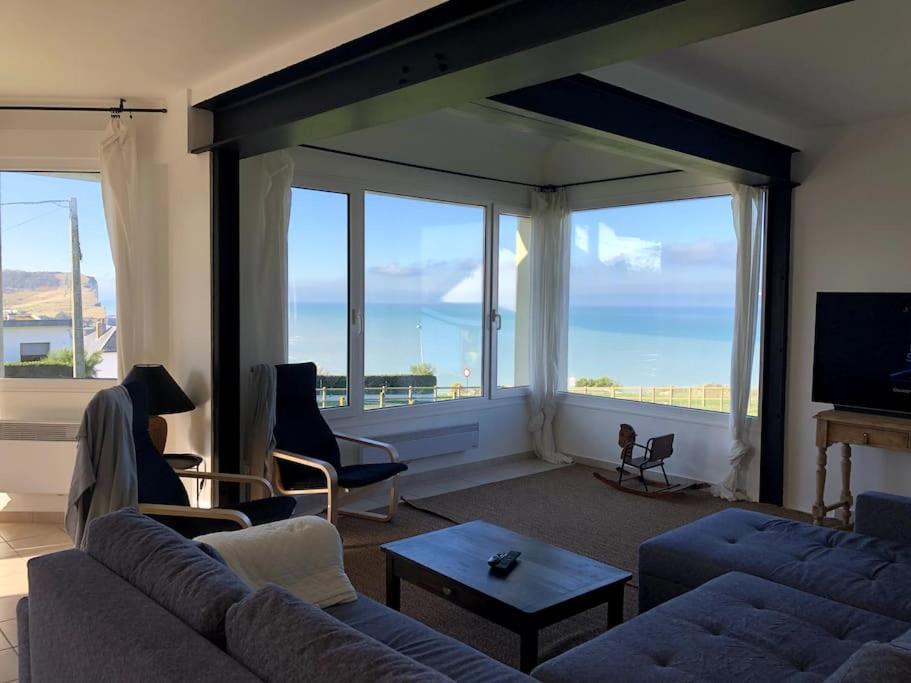 Grande Maison Chaleureuse Avec Vue Mer Imprenable Criel-sur-Mer Exterior photo