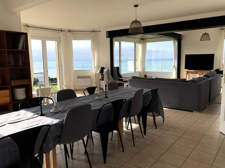 Grande Maison Chaleureuse Avec Vue Mer Imprenable Criel-sur-Mer Exterior photo